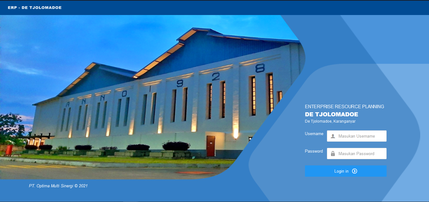Erp Detjolomadoe (Enterprise Resource Planning)